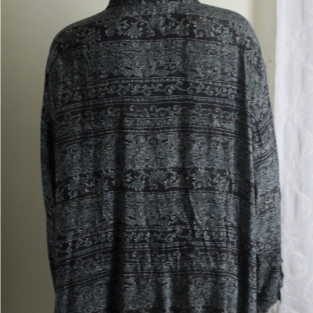 Rena Rowan greenish brown Persian blouse top